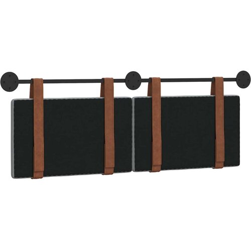  Držeće uzglavlje Zidne Svijetlo siva 130 x 55 x 5 cm Antikni PU - Svjetlosiva 120 cm bez LED Slike