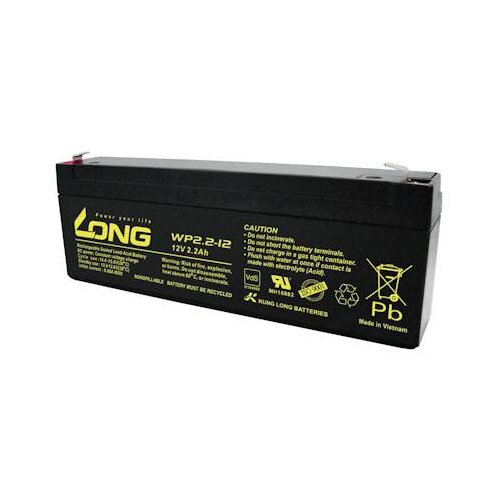Long WP2.2-12 WP2.2-12 svinčeni akumulator 12 v 2.2 ah svinčevo-koprenast (&amp;scaron; x v x g) 178 x 66 x 34 mm plo&amp;scaron;čati vtič 4\,8 mm vds certifikacija\, nizko samopraznjenje\, brez vzdrževanja, (20439366) Slike
