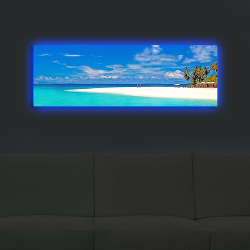 Opviq slika na platnu sa LED osvetljenjem 30x90cm Slike