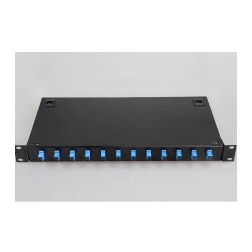Exeashop Optički patch panel sa 12 konektora SC/UPC sa kliznim mehanizmom 1U Slike