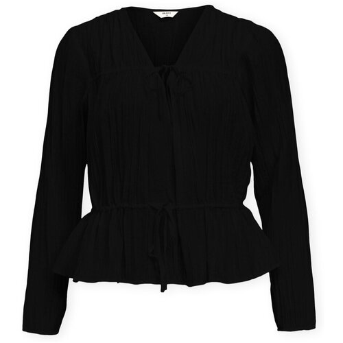 .OBJECT Topi & Bluze Top Brea Re - Black Črna Cene