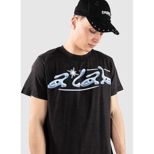 A-Lab Iridescent T-shirt washed black Slike