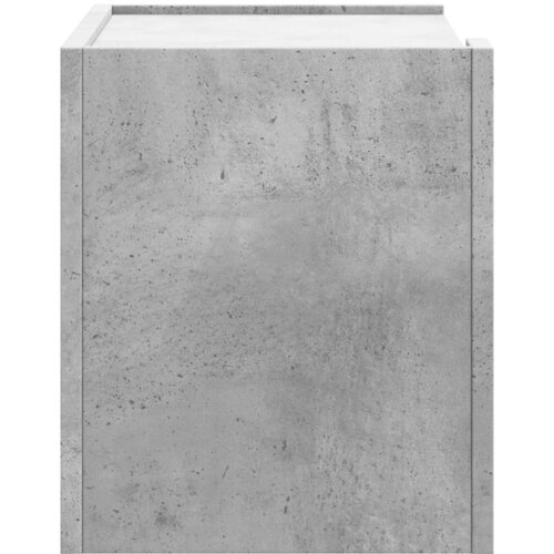  Zidni noćni ormarići 2 kom siva boja betona 45 x 30 x 35 cm Slike