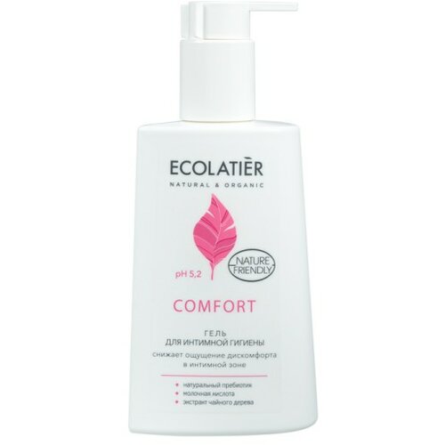 ECOLATIER gel za intimnu higijenu sa ekstraktom pamuka i mlečnom kiselinom | kozmo shop online Cene