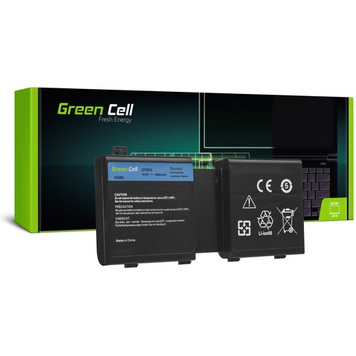 Green cell Baterija za Dell Alienware 17 / 18 / M17X R5 / M18X R3, 4400 mAh Slike