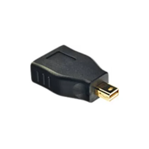 Lindy 41077 Mini-DisplayPort / DisplayPort adapter [1x muški konektor mini displayport - 1x ženski konektor DisplayPort] crna