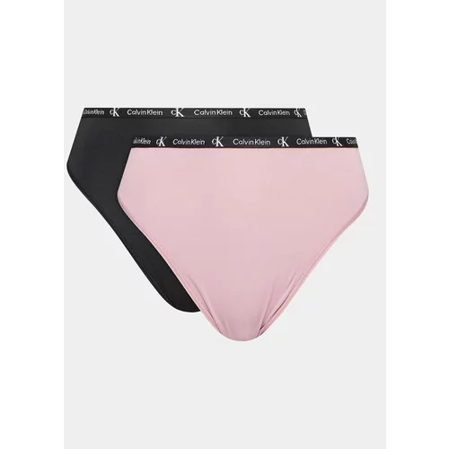 Calvin Klein Underwear Set 2 parov brazilskih spodnjih hlačk 000QD5037E Pisana