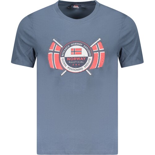 Norway 1963 MEN&amp;amp;#39;S SHORT SLEEVE T-SHIRT BLUE Slike