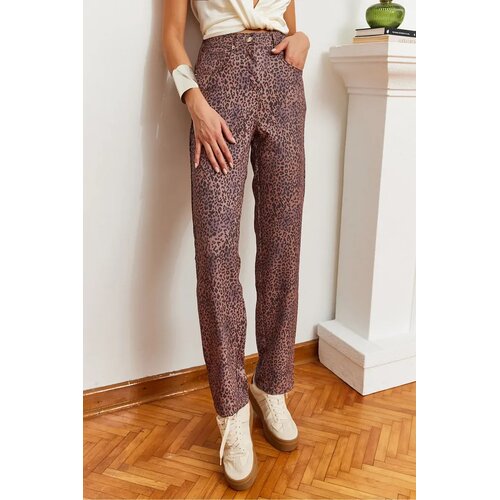 Bianco Lucci ženske pantalone Mbms033 60501033, &scaron;iroke nogavice, smeđe Cene