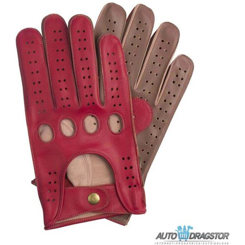 SW kožne rukavice za vožnju crveno braon veličina l Cene