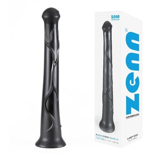Zenn DILDO Big, Bigger, The Biggest Black (43 cm) - konjski penis, fantazijski penis, debelina 7,6 cm Slike