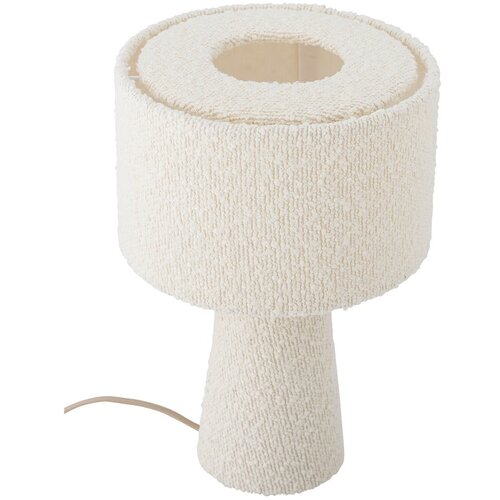 Bloomingville Bijela stolna lampa s tekstilnim sjenilom (visina 30 cm) Emmie &amp;ndash; Slike