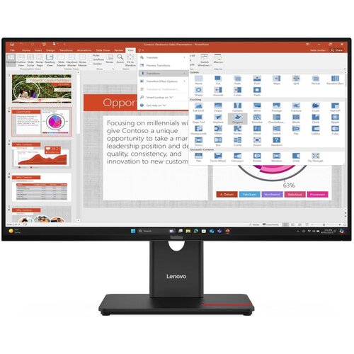 Lenovo ThinkVision T27-40 LED display 68.6 cm (27) 1920 x 1080 pixels Full HD Black Cijene