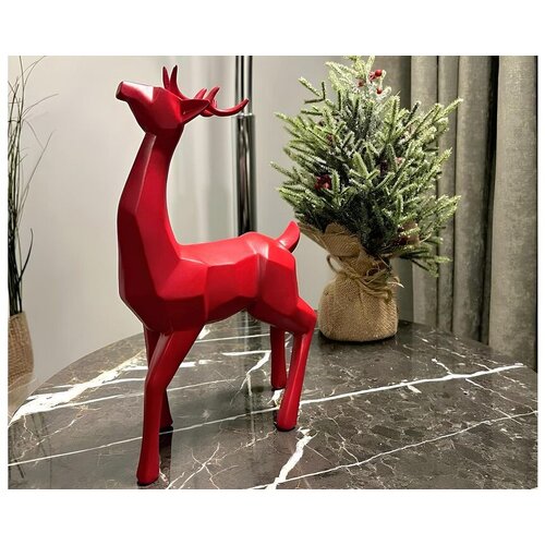 Aberto Design dekorativna figura CY0659, 17x7x29 cm, crvena Slike