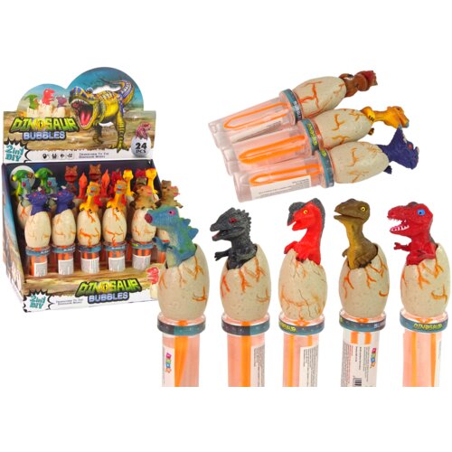  Dinosaur za izradu mjehurića od sapunice 18 cm - birate boju Slike