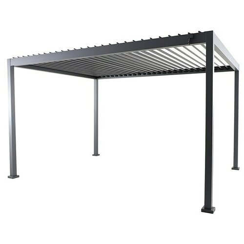 SUNFUN Milos Paviljon s letvicama (&Scaron; x D: 386 x 294 cm, Boja stalka: Antracit, Aluminij) Cijene