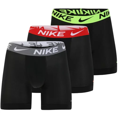 Nike Športne spodnjice siva / rdeča / črna / bela