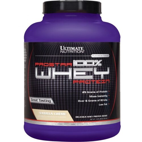 Ultimate Nutrition Protein 100% Whey Prostar, Vanila, 2.39 kg Slike