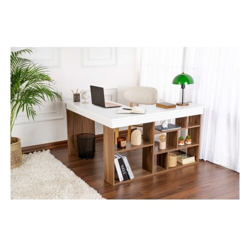 Hanah home Radni stol u dekoru oraha 120x130 cm Vesper &ndash; Cijene