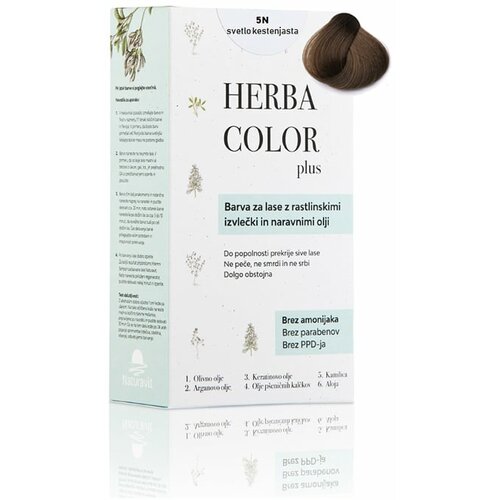 Herba color plus 5N svetlo kestenjasta Slike