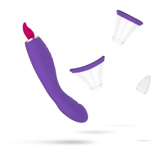 EasyToys - Vibe Collection pumpica s vibratorom G točke, ljubičasta Slike