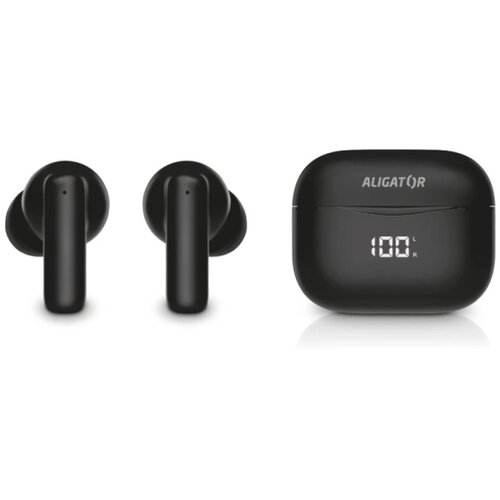 ALIGATOR TWS06 - bežične slu&amp;scaron;alice pods pro 3, 200 mah + 2x 30 mah, IP30, crne Slike