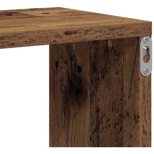 VidaXL Zidna polica staro drvo 104x20x58,5 cm konstruirano drvo Slike