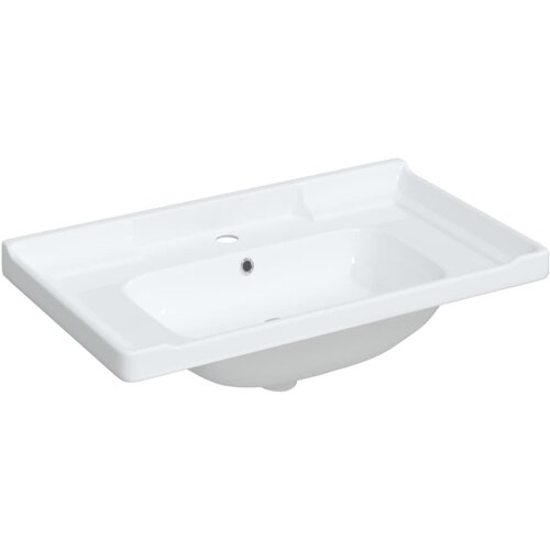 Maison Chic Kopalniški Umivalnik - Kopalna umivalnik - Lavabo bel 81x48x23 cm pravokoten keramičen, (21684885) Cene