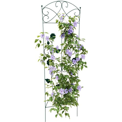  Vrtna Ograda Re&amp;scaron;etkasti 3 pcs Zelena 112 x 40 cm Čelik Slike