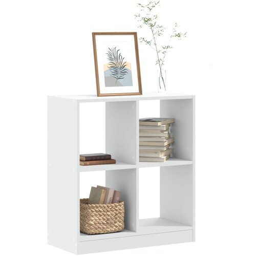 The Living Store Knjižna omara bela 68,5x32x75 cm inženirski les - Knjižna Omara, (21660780) Slike