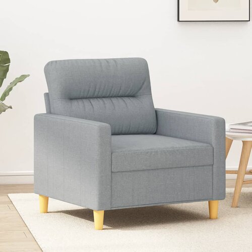vidaXL Fotelj svetlo siv 60 cm blago Cene