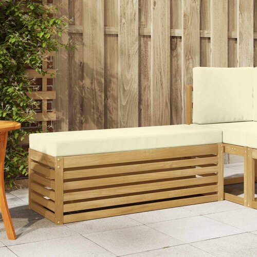  Set vanjskih sofa Bijela i krem 115 x 43 x 45 cm Cijene