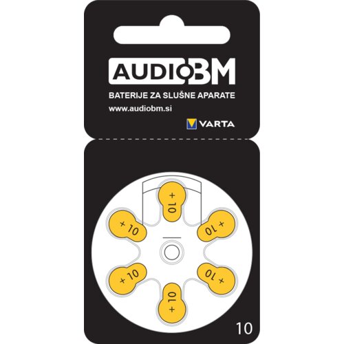  Baterije Za Slu&amp;scaron;ne Aparate Varta - Audio Bm, Tip 10, 60 Kos Slike