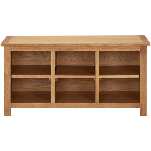 Maison Chic Stojalo za čevlje - Stojalo za obutev 90x37x45 cm trdna hrastovina, (21777353) Slike
