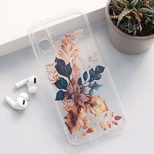 Nanobit Maska za Samsung S24 FE/ S721B Golden Flower Print Cene