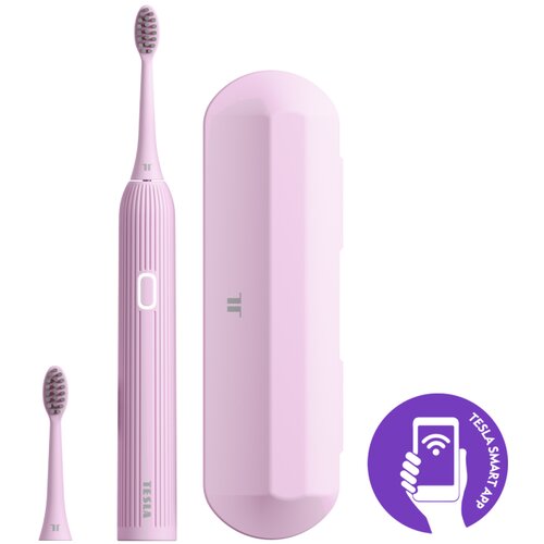 Tesla Smart Toothbrush Sonic TS200 Deluxe sonična četkica za zube Pink 1 kom Slike
