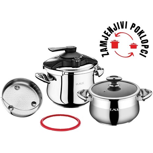 OMS Combo 6u1 set express lonaca, 5+7 l Cene