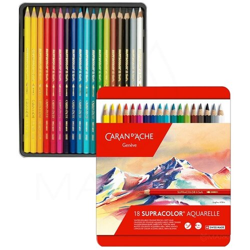 CARAN D'ACHE BARVICE SUPRACOLOR SET 18 BARV, (22149722) Cene