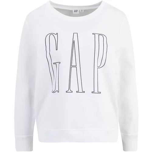 Gap Petite Sweater majica crna / bijela