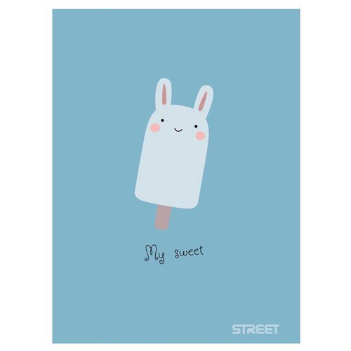 STREET Zvezek A4 Sweet, veliki karo, 54 listov, sortirano, 1 kos Slike