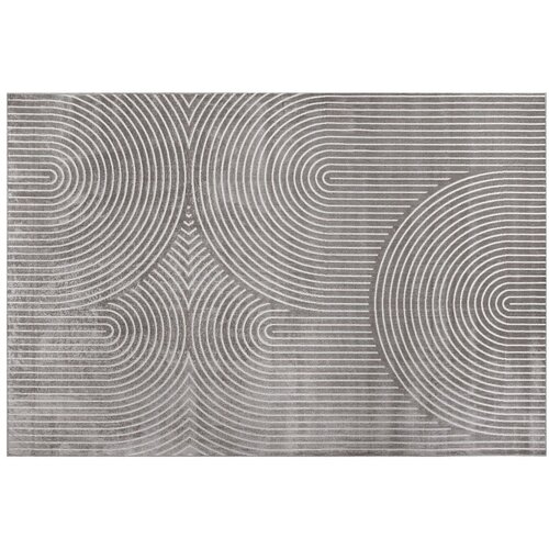 Douceur d intérieur Sivi tepih viskozan 140x200 cm Geode – Cijene