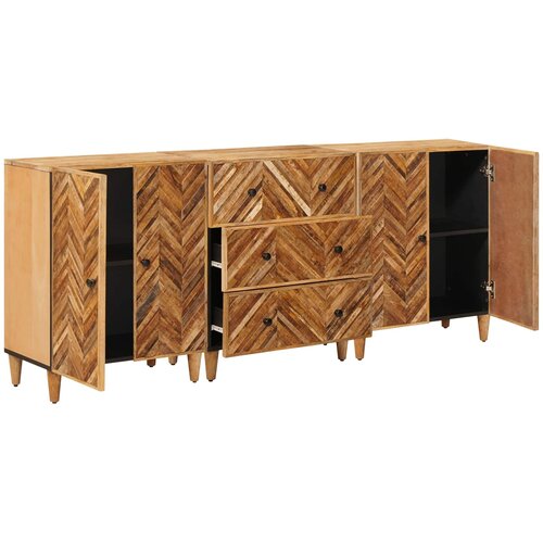  Ormari za skladi&amp;scaron;tenje 3 pcs Smeđa 60 x 33,5 x 75 cm Slike