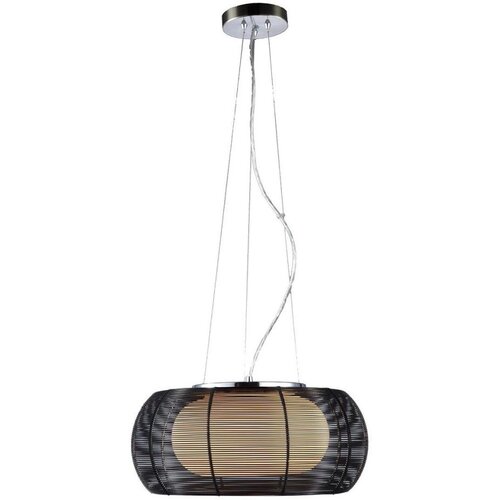 Searchlight 20025 - visilica na sajli 2xE27/60W/230V prečnik 40 cm crna Cene
