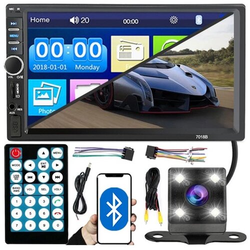 Dexxer 12-24V 2DIN LCD touch avtoradio 4x45W USB Bluetooth + Cene