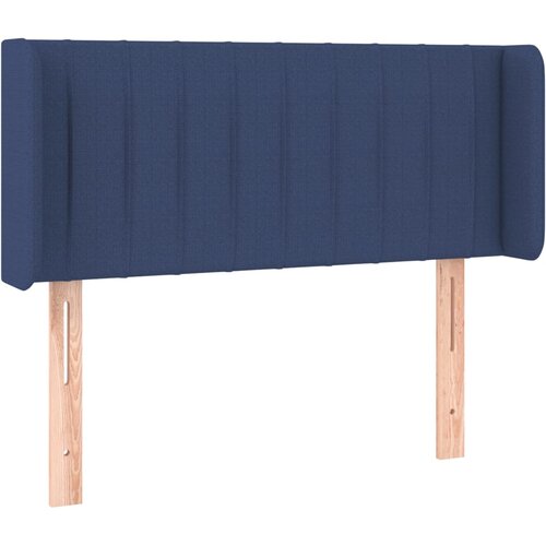 Maison Chic vzglavna omarica - nočna omarica - posteljna omarica z ušesi modro 93x16x78/88 cm blago, (21710989) Cene
