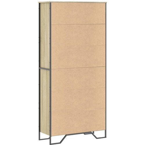  za knjige boja hrasta 80x31x169 cm konstruirano drvo Slike