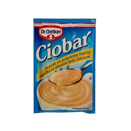 Dr. Oetker CIOBAR topla čokolada bela 25g Dr.Oetker Cene