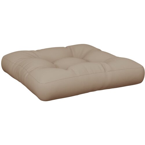 vidaXL Blazina za palete taupe 58x58x10 cm blago, (21416325) Cene