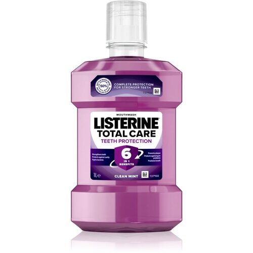 Listerine Mouthwash Total Care Clean Mint ustna voda za svež dah 1000 ml unisex Slike