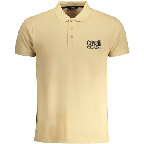 Cavalli Class MEN&#39;S SHORT SLEEVED POLO SHIRT BEIGE Cene